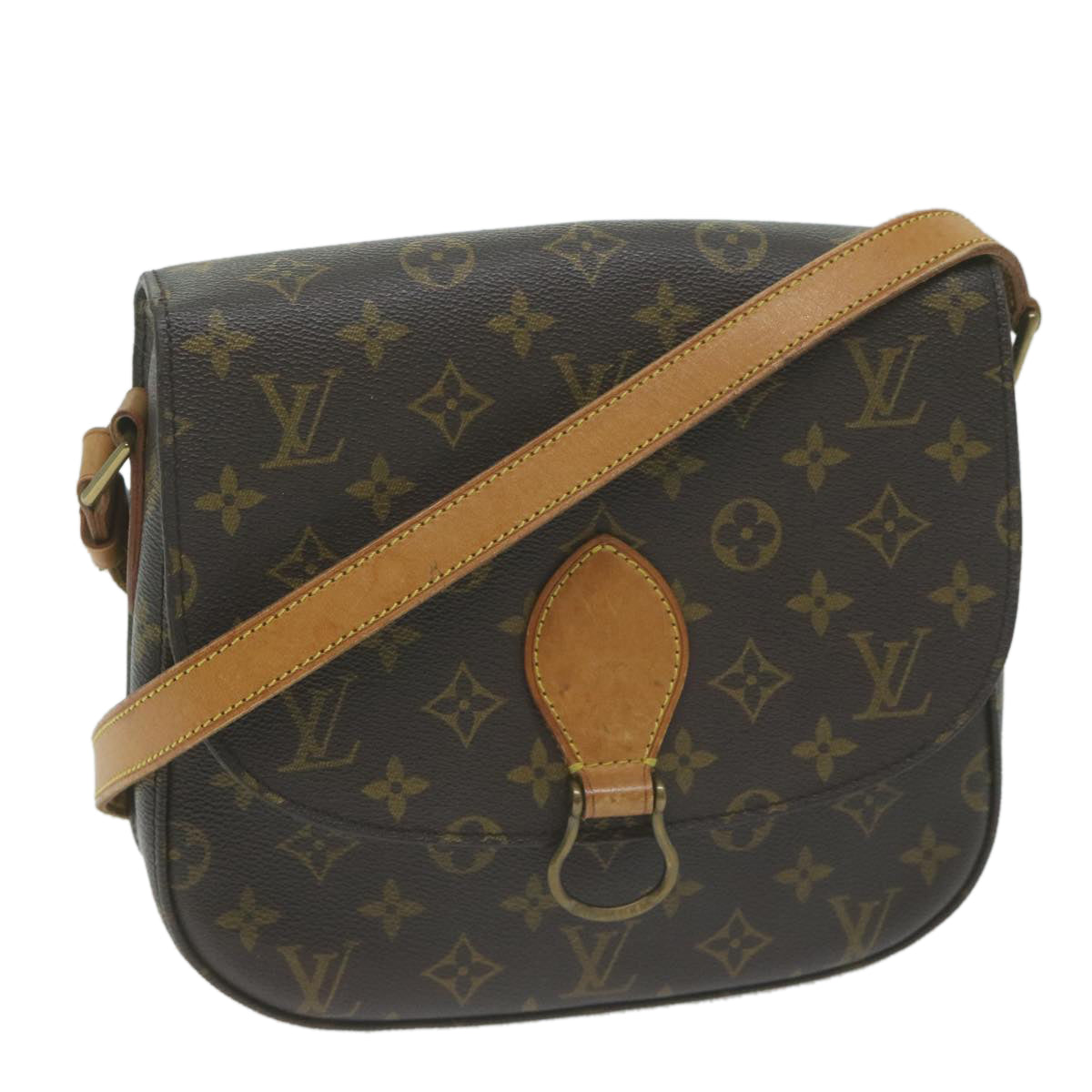 LOUIS VUITTON Monogram Saint Cloud GM Shoulder Bag M51242 LV Auth ep3040