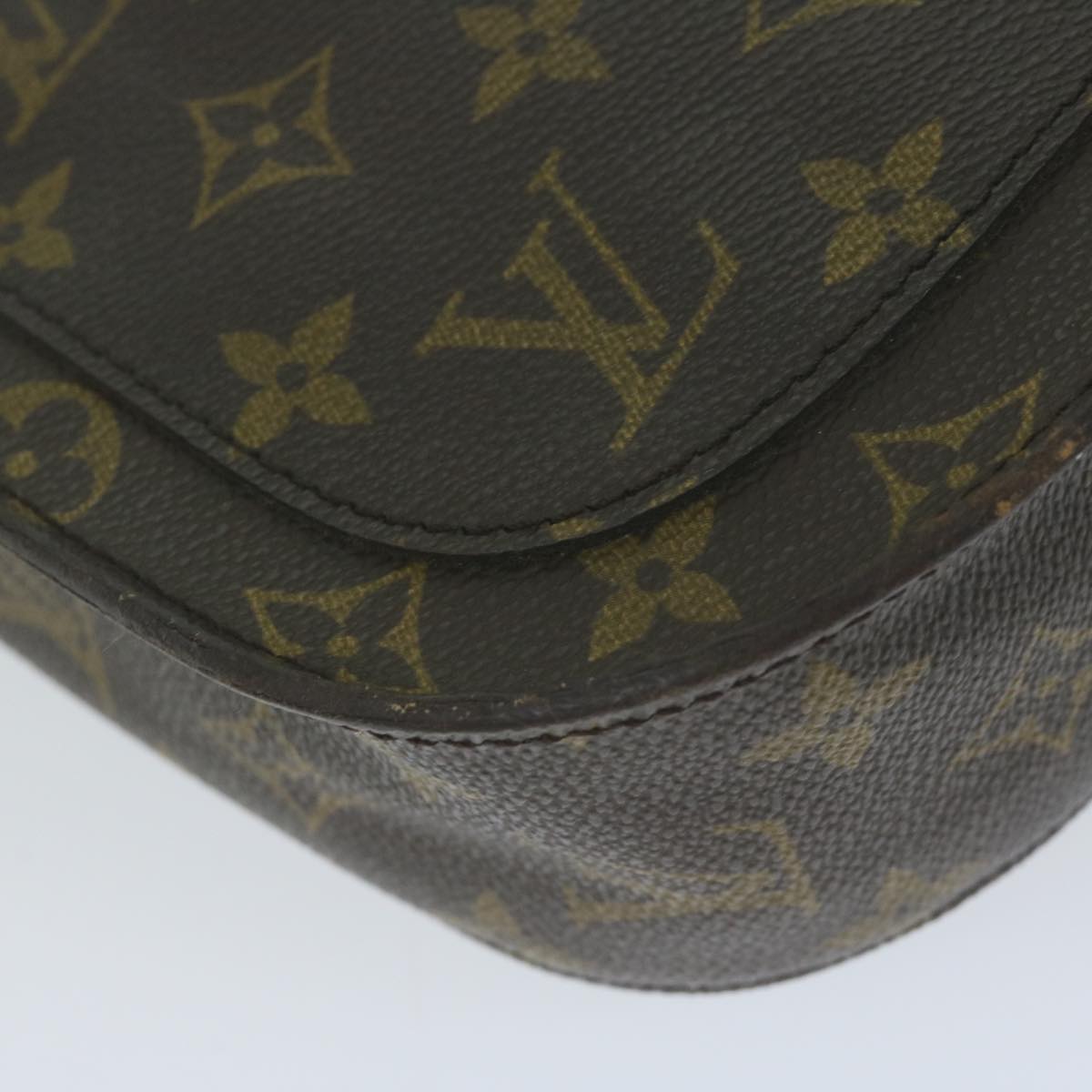 LOUIS VUITTON Monogram Saint Cloud GM Shoulder Bag M51242 LV Auth ep3040