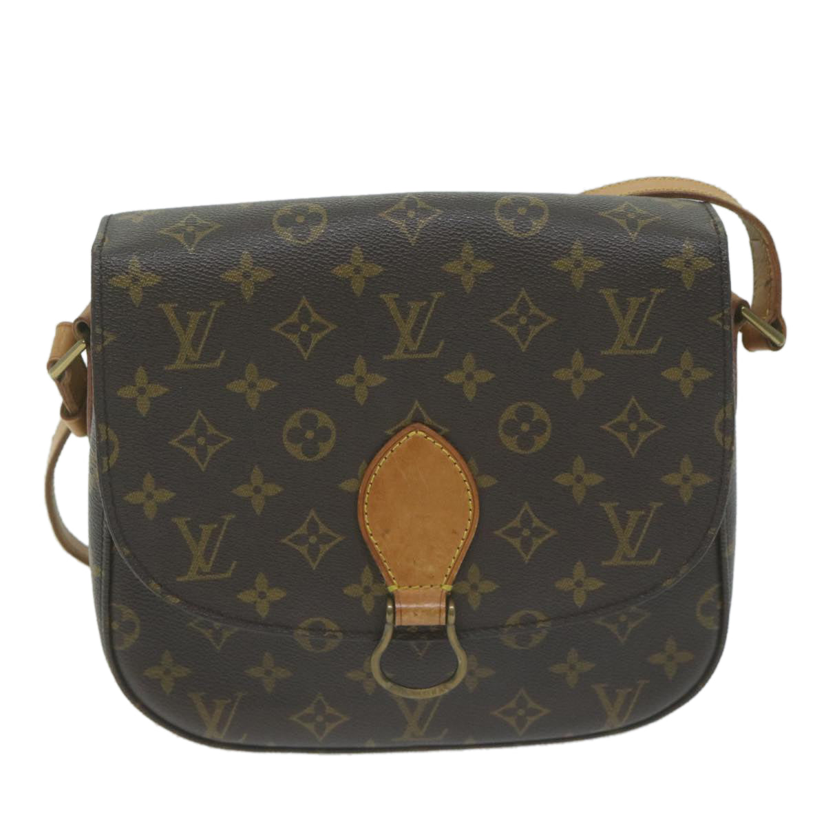 LOUIS VUITTON Monogram Saint Cloud GM Shoulder Bag M51242 LV Auth ep3040