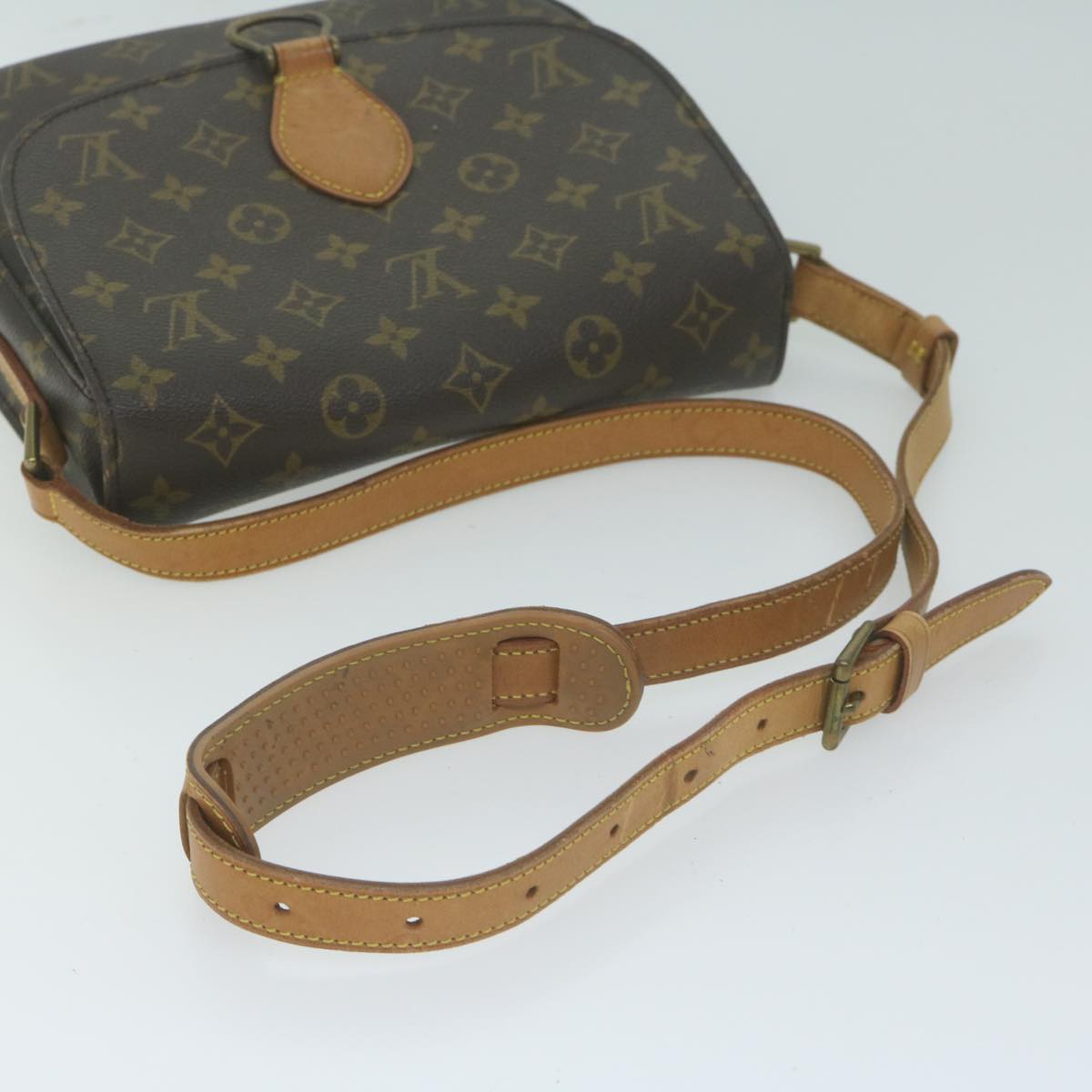 LOUIS VUITTON Monogram Saint Cloud GM Shoulder Bag M51242 LV Auth ep3040