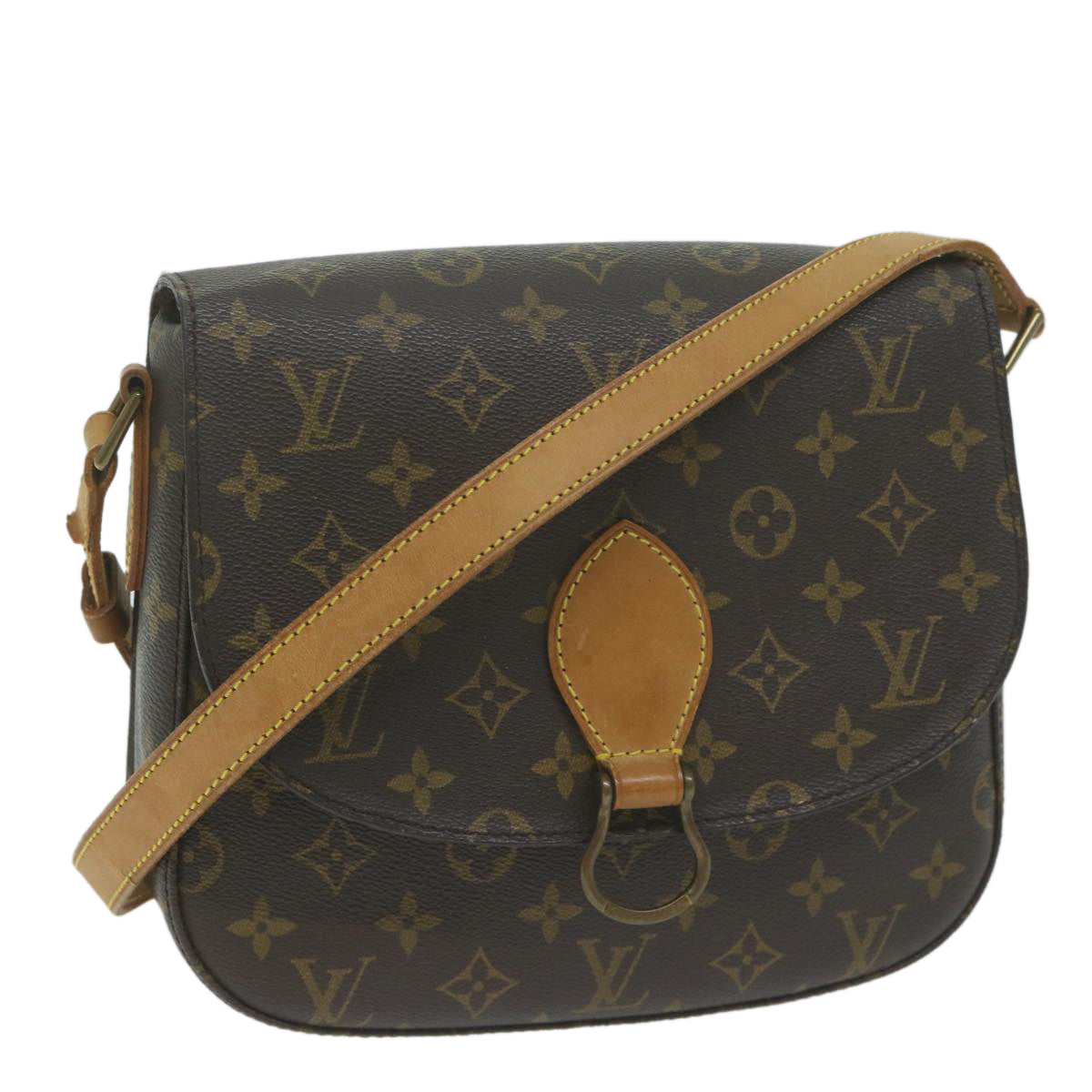 LOUIS VUITTON Monogram Saint Cloud GM Shoulder Bag M51242 LV Auth ep3067