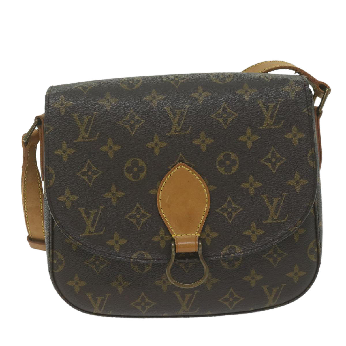 LOUIS VUITTON Monogram Saint Cloud GM Shoulder Bag M51242 LV Auth ep3067