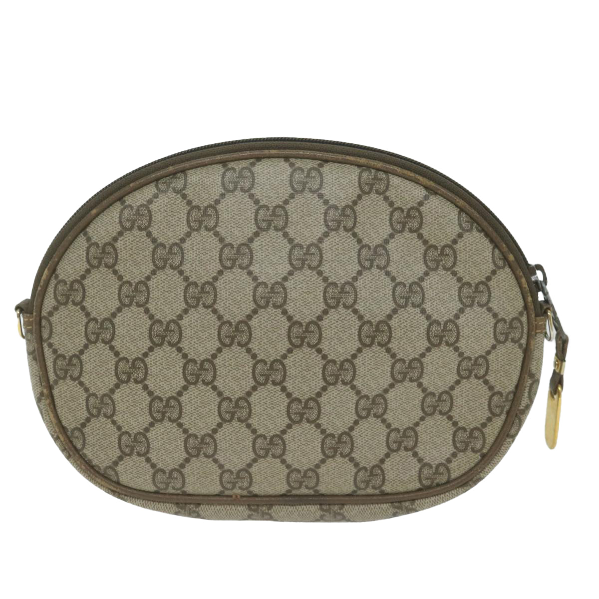 GUCCI GG Supreme Shoulder Bag PVC Beige 007 104 Auth ep3079