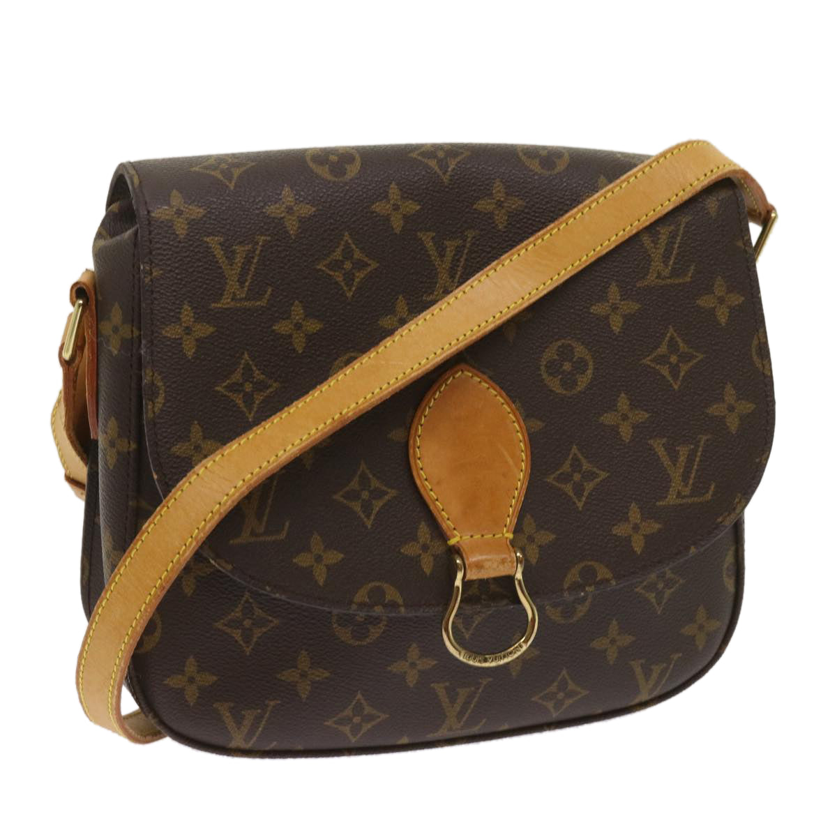 LOUIS VUITTON Monogram Saint Cloud GM Shoulder Bag M51242 LV Auth ep3081