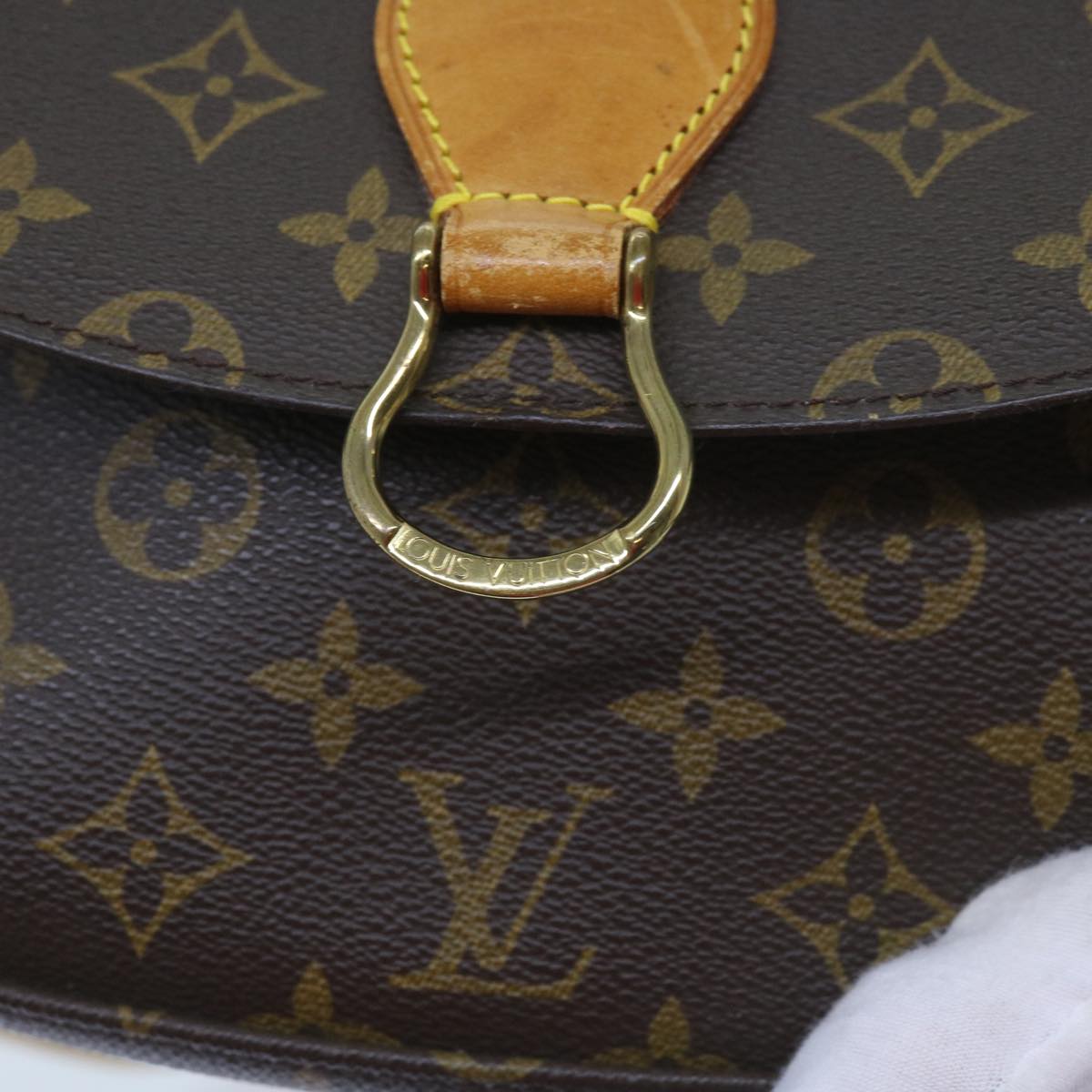 LOUIS VUITTON Monogram Saint Cloud GM Shoulder Bag M51242 LV Auth ep3081