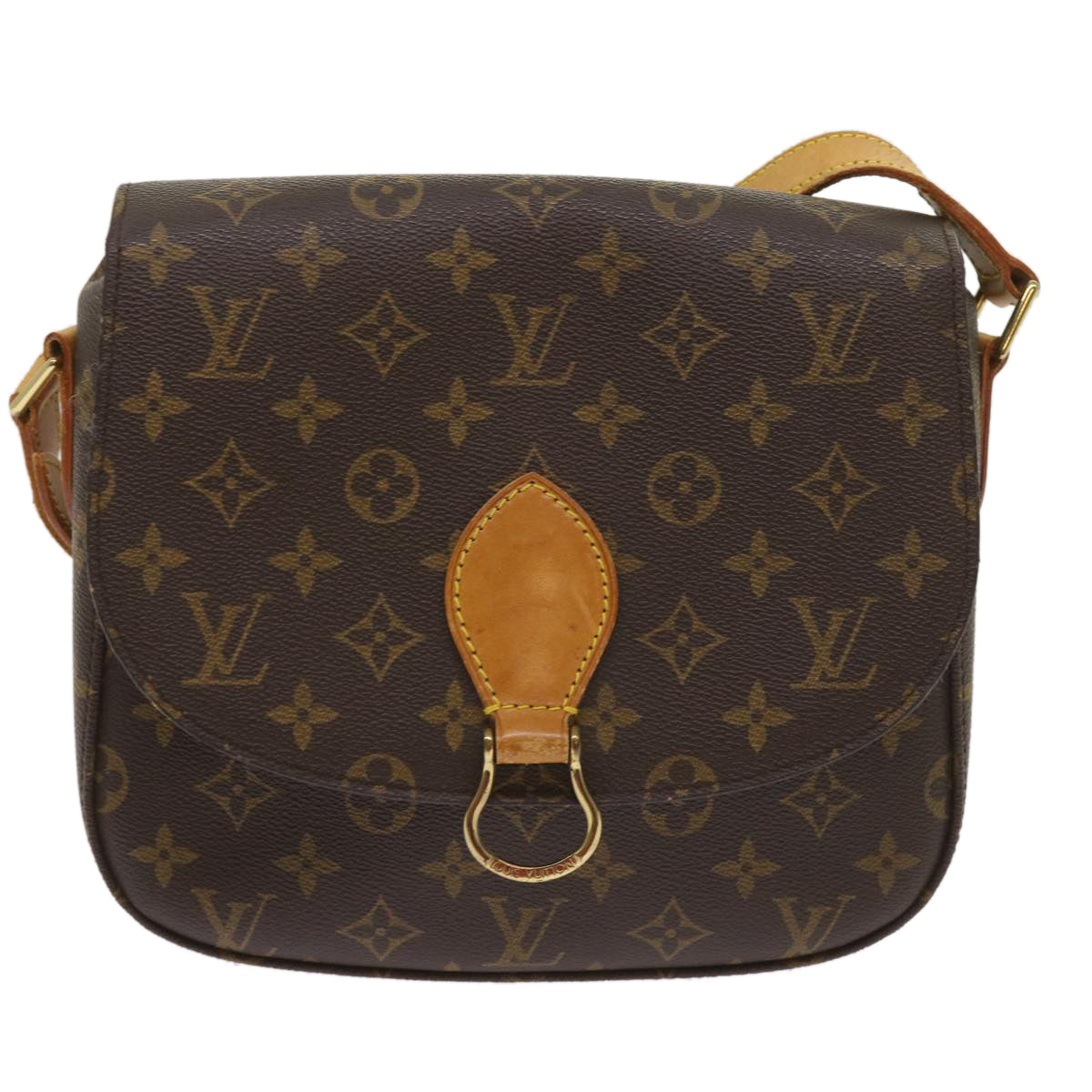 LOUIS VUITTON Monogram Saint Cloud GM Shoulder Bag M51242 LV Auth ep3081