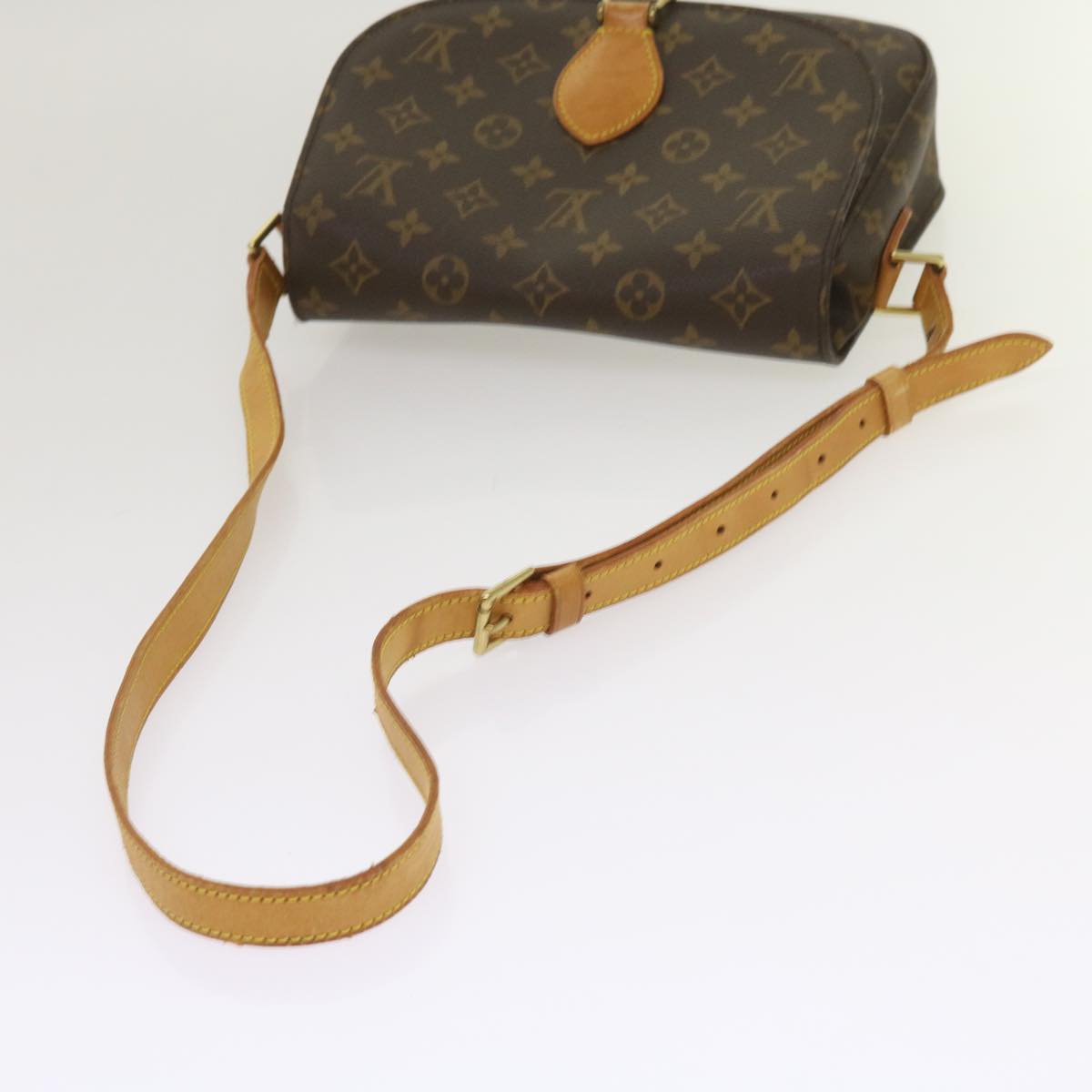 LOUIS VUITTON Monogram Saint Cloud GM Shoulder Bag M51242 LV Auth ep3081