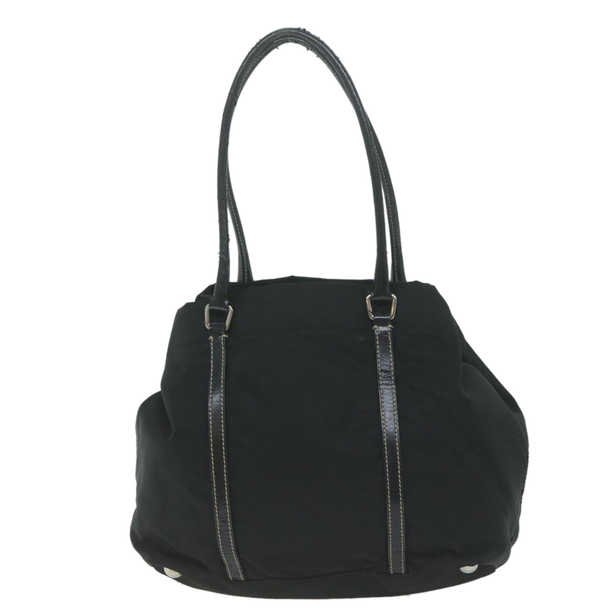 PRADA Hand Bag Nylon Black Auth ep3098 - 0