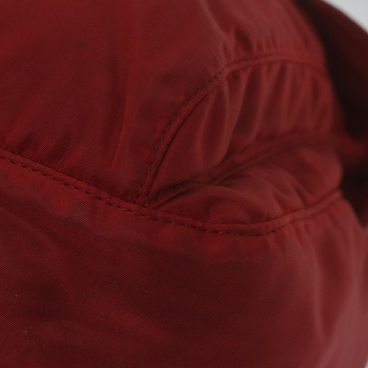 PRADA Shoulder Bag Nylon Red Auth ep3099