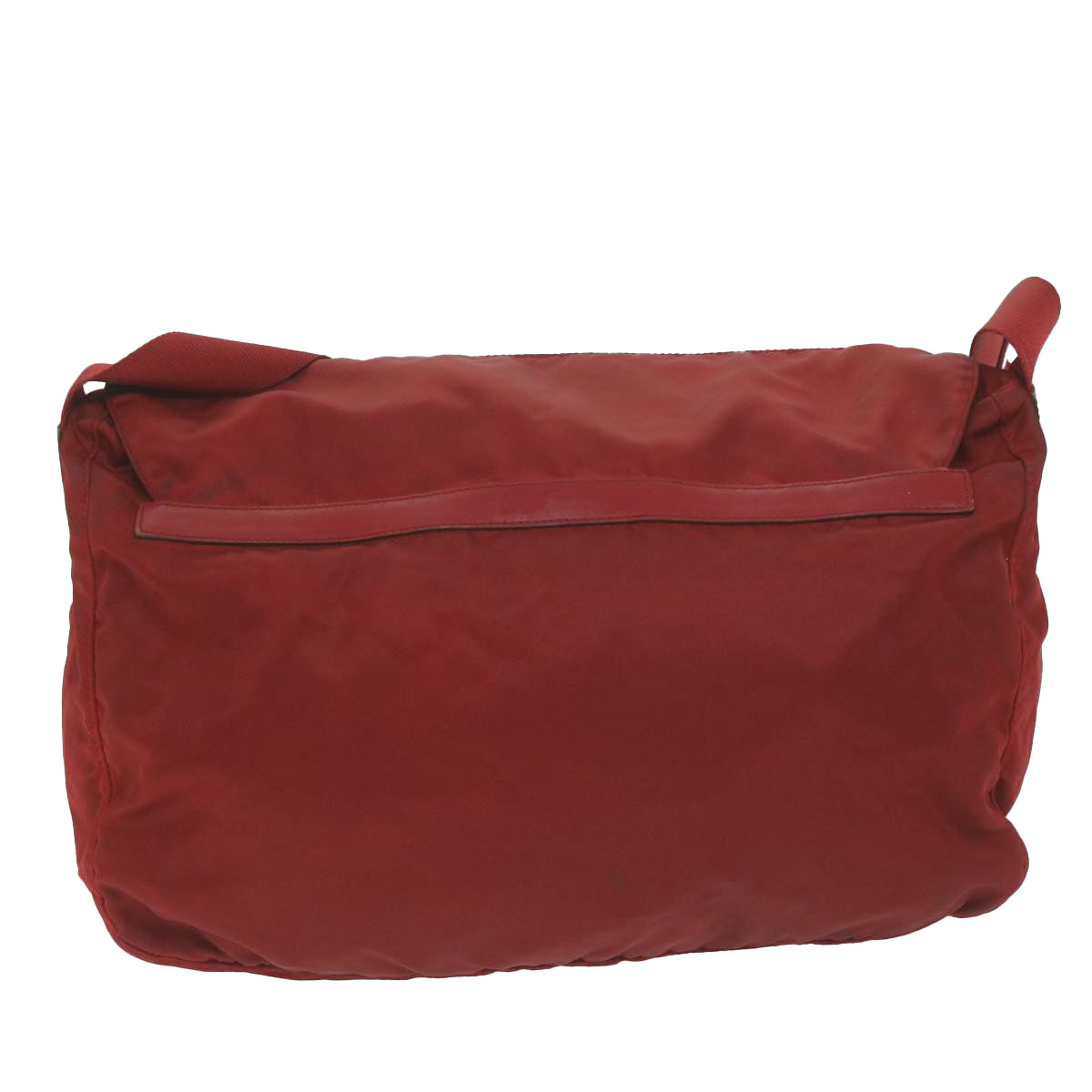 PRADA Shoulder Bag Nylon Red Auth ep3099 - 0