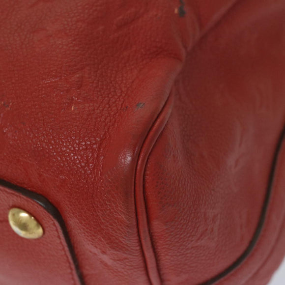 LOUIS VUITTON Monogram Empreinte Speedy Bandouliere 30 Bag 2way Red Auth ep3113