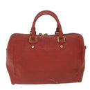 LOUIS VUITTON Monogram Empreinte Speedy Bandouliere 30 Bag 2way Red Auth ep3113-2
