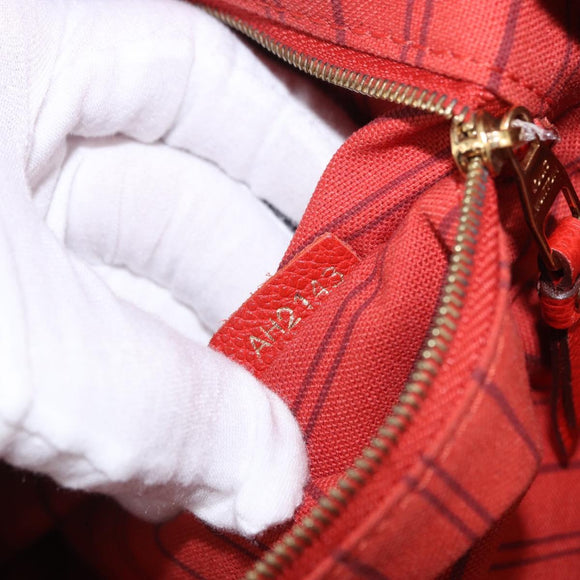 LOUIS VUITTON Monogram Empreinte Speedy Bandouliere 30 Bag 2way Red Auth ep3113