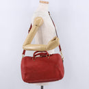 LOUIS VUITTON Monogram Empreinte Speedy Bandouliere 30 Bag 2way Red Auth ep3113-31