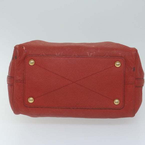 LOUIS VUITTON Monogram Empreinte Speedy Bandouliere 30 Bag 2way Red Auth ep3113