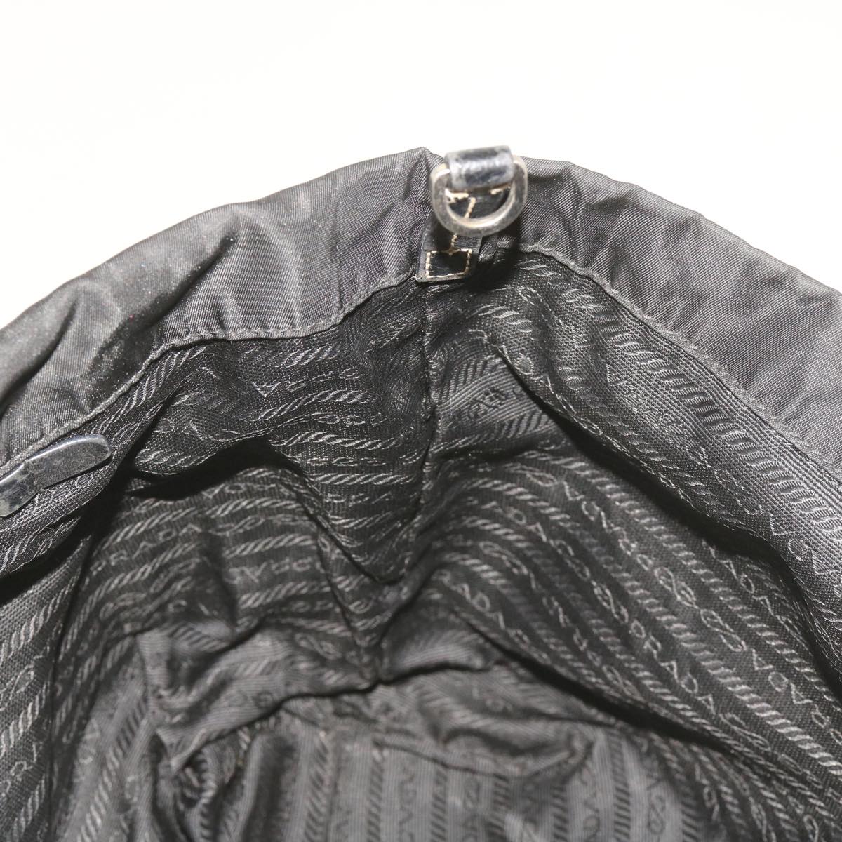 PRADA Tote Bag Nylon Black Auth ep3120