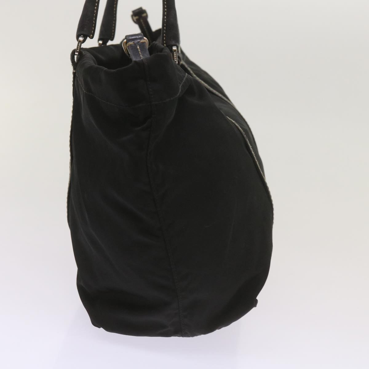 PRADA Tote Bag Nylon Black Auth ep3120