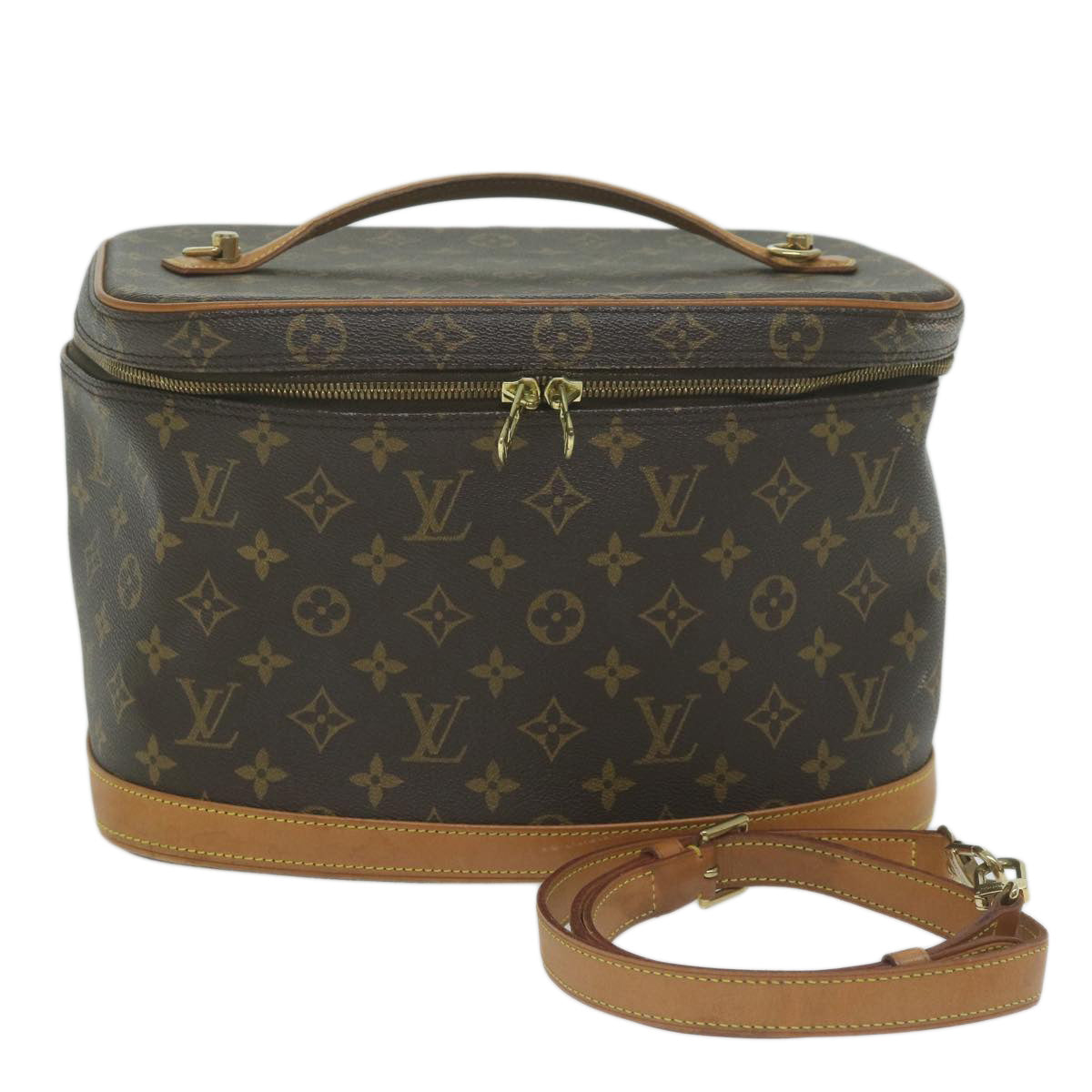 LOUIS VUITTON Monogram Nice Hand Bag 2way M47280 LV Auth ep3141