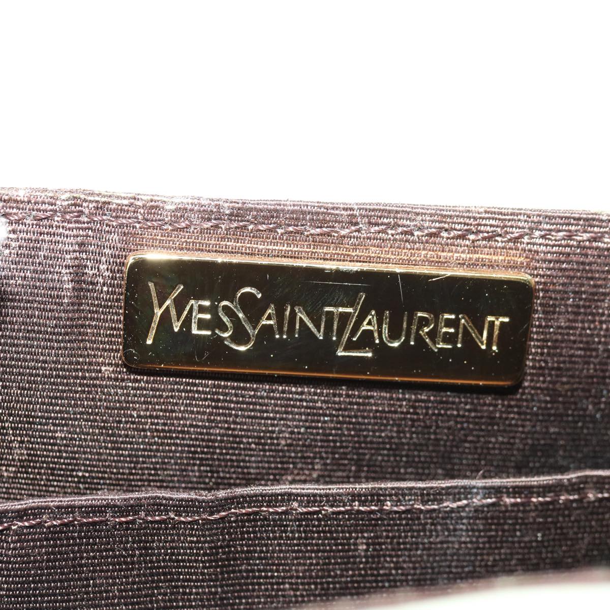 SAINT LAURENT Hand Bag Leather 2way Green Auth ep3142