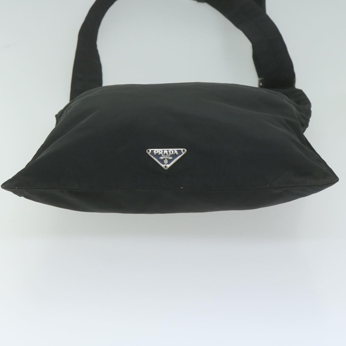 PRADA Shoulder Bag Nylon Black Auth ep3143