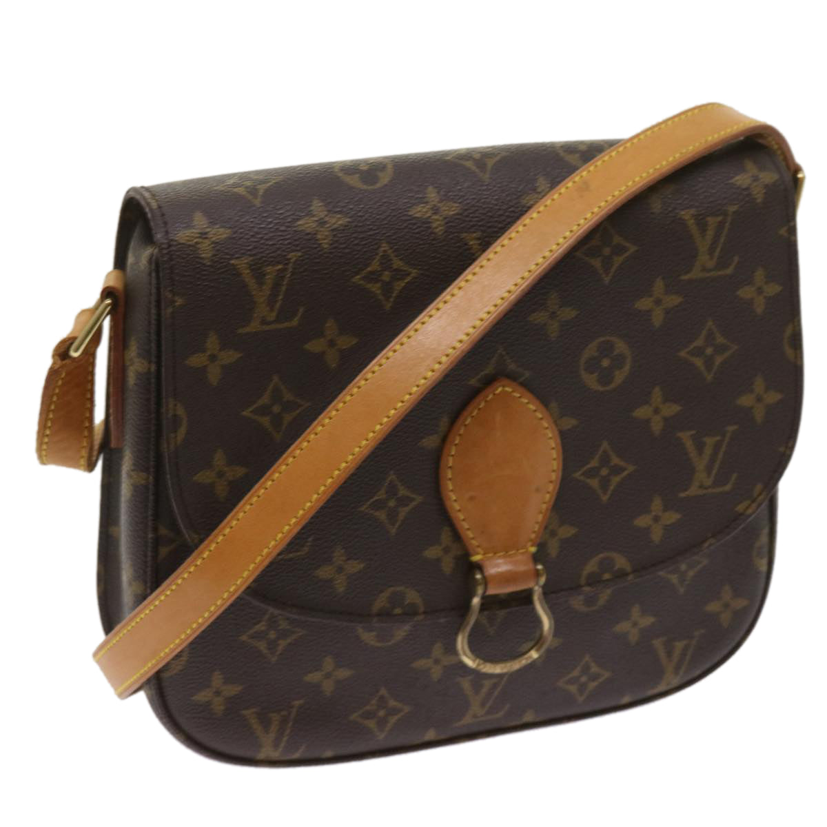 LOUIS VUITTON Monogram Saint Cloud GM Shoulder Bag M51242 LV Auth ep3152