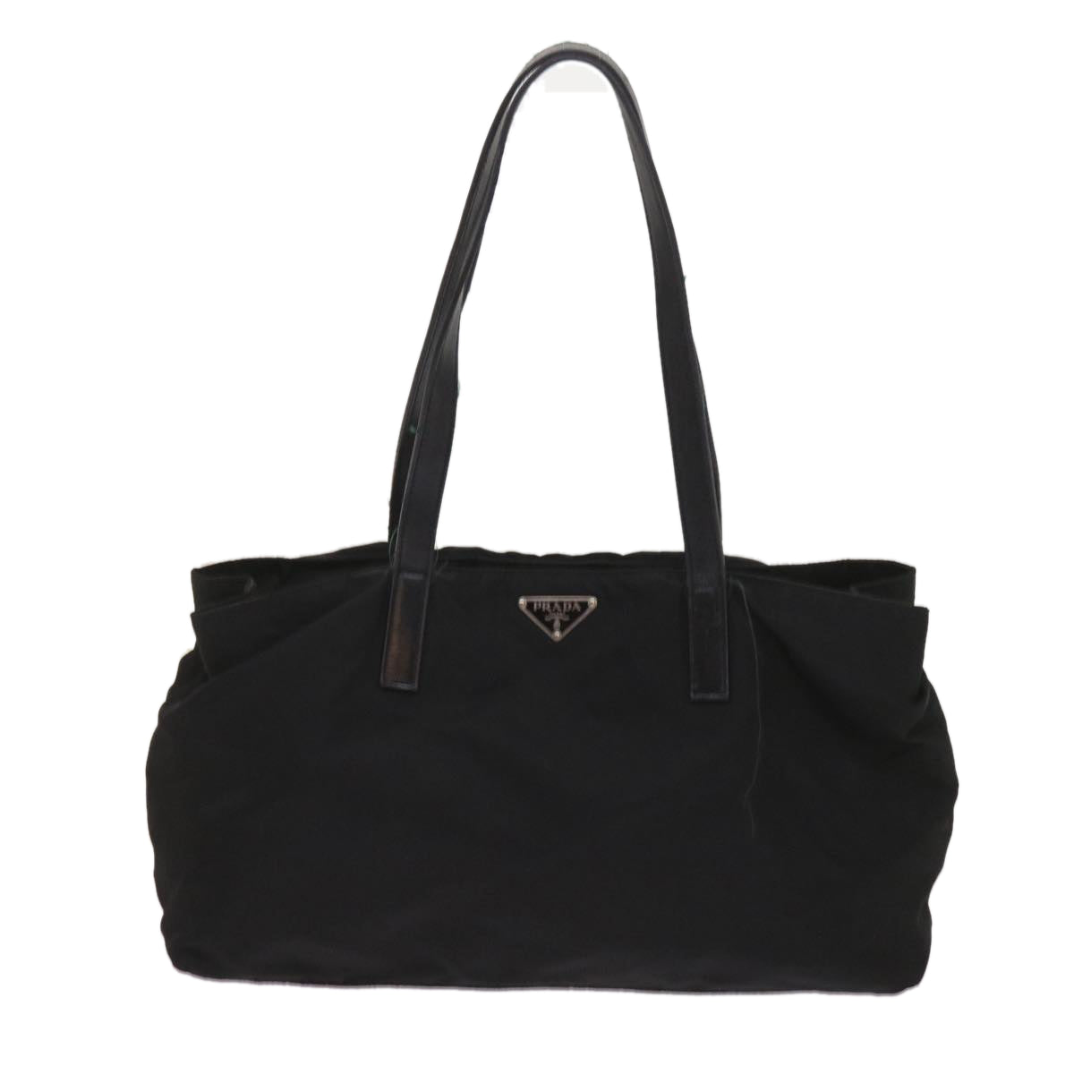 PRADA Shoulder Bag Nylon Black Auth ep3154