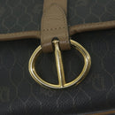 Christian Dior Honeycomb Canvas Shoulder Bag PVC Black Auth ep3157-9