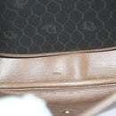 Christian Dior Honeycomb Canvas Shoulder Bag PVC Black Auth ep3157-16