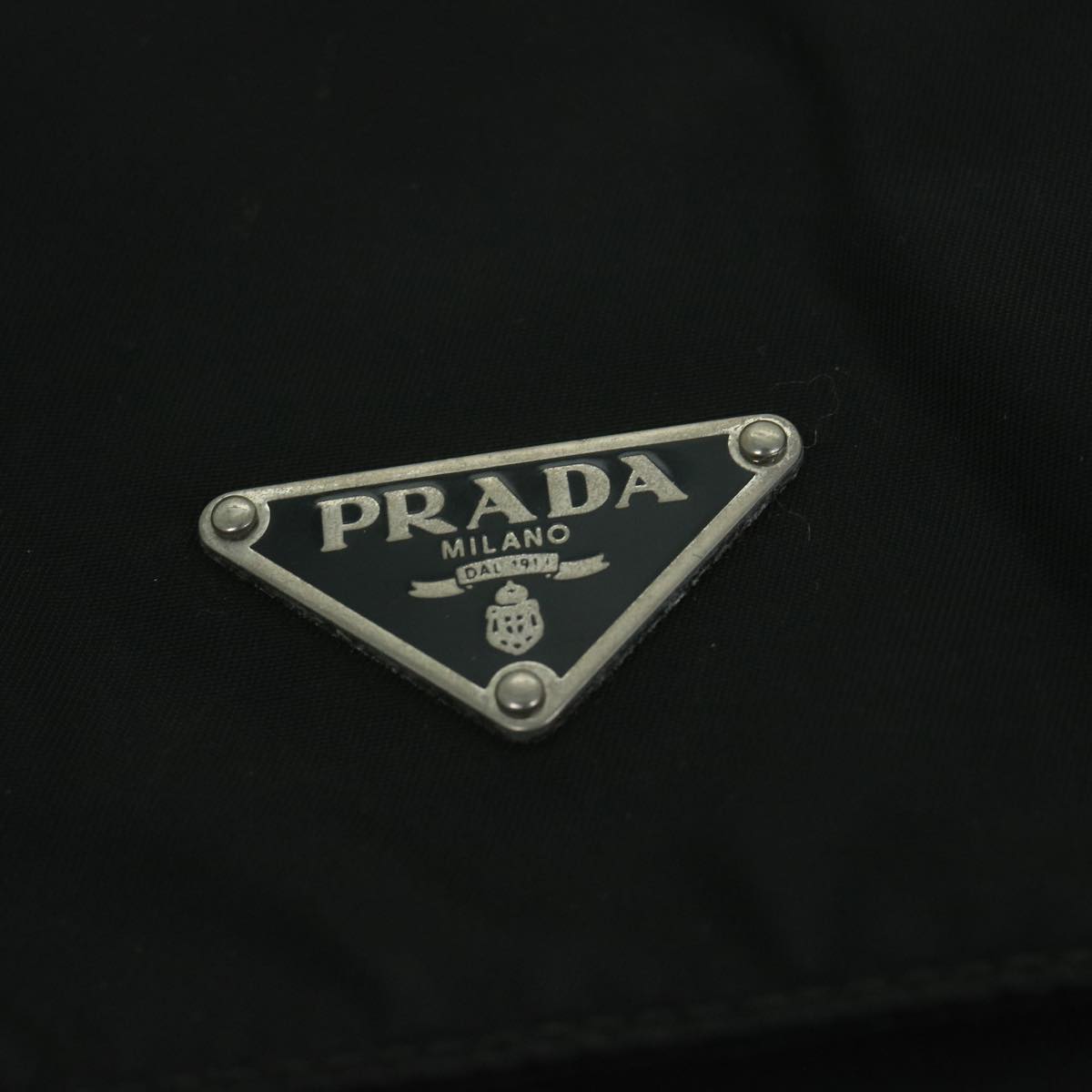 PRADA Shoulder Bag Nylon Black Auth ep3171