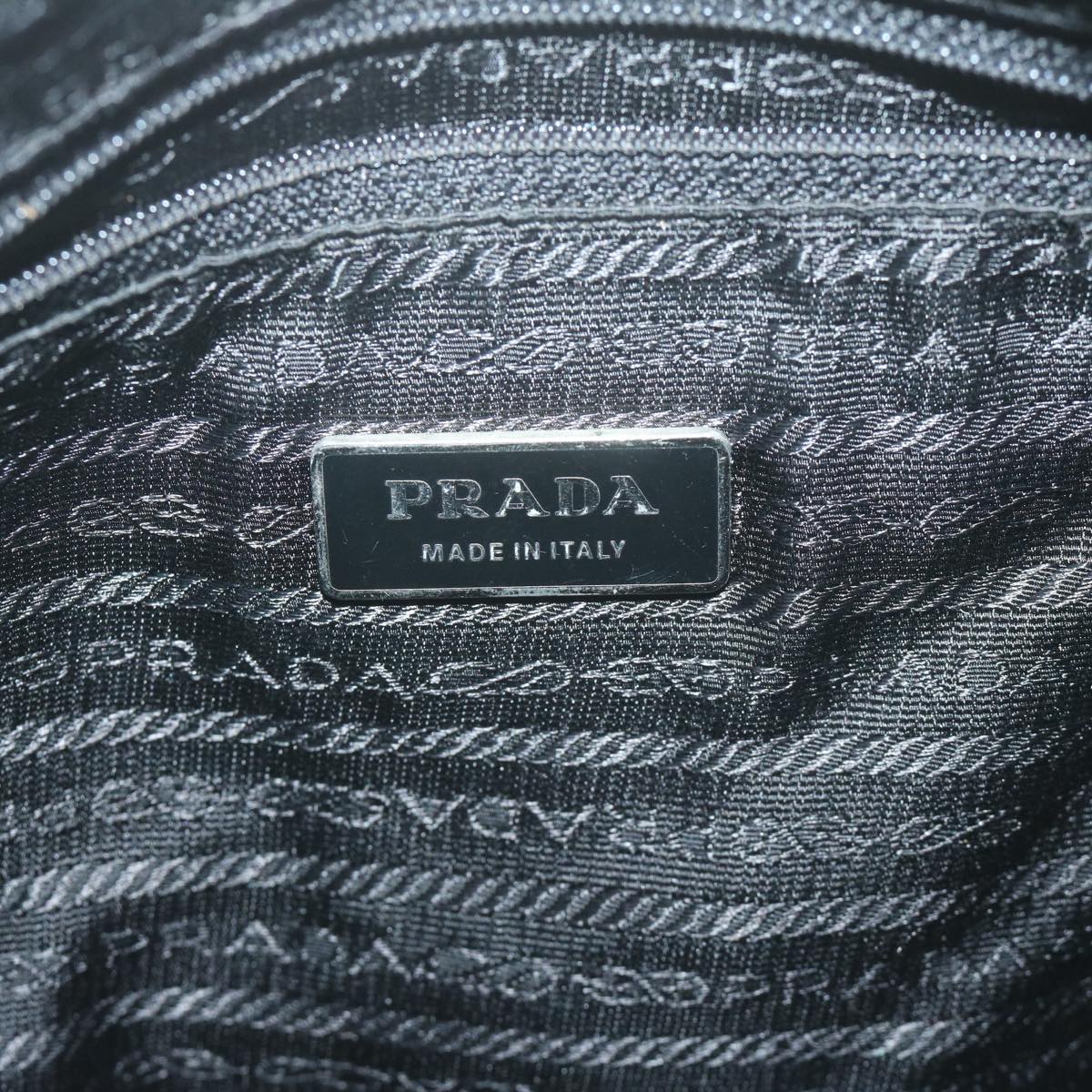 PRADA Shoulder Bag Nylon Black Auth ep3171