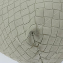 BOTTEGAVENETA INTRECCIATO Scorpito Tote Bag Leather White Auth ep3175-16