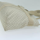 BOTTEGAVENETA INTRECCIATO Scorpito Tote Bag Leather White Auth ep3175-3
