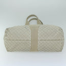 BOTTEGAVENETA INTRECCIATO Scorpito Tote Bag Leather White Auth ep3175-5