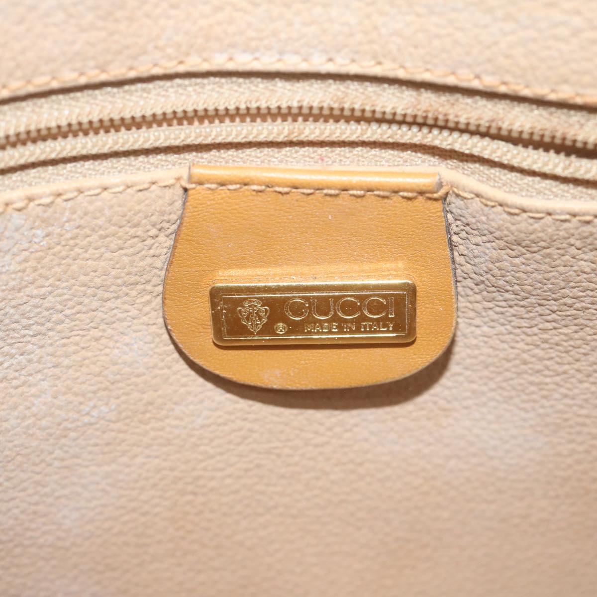 GUCCI Micro GG Supreme Shoulder Bag PVC Beige 007 115 0083 Auth ep3177