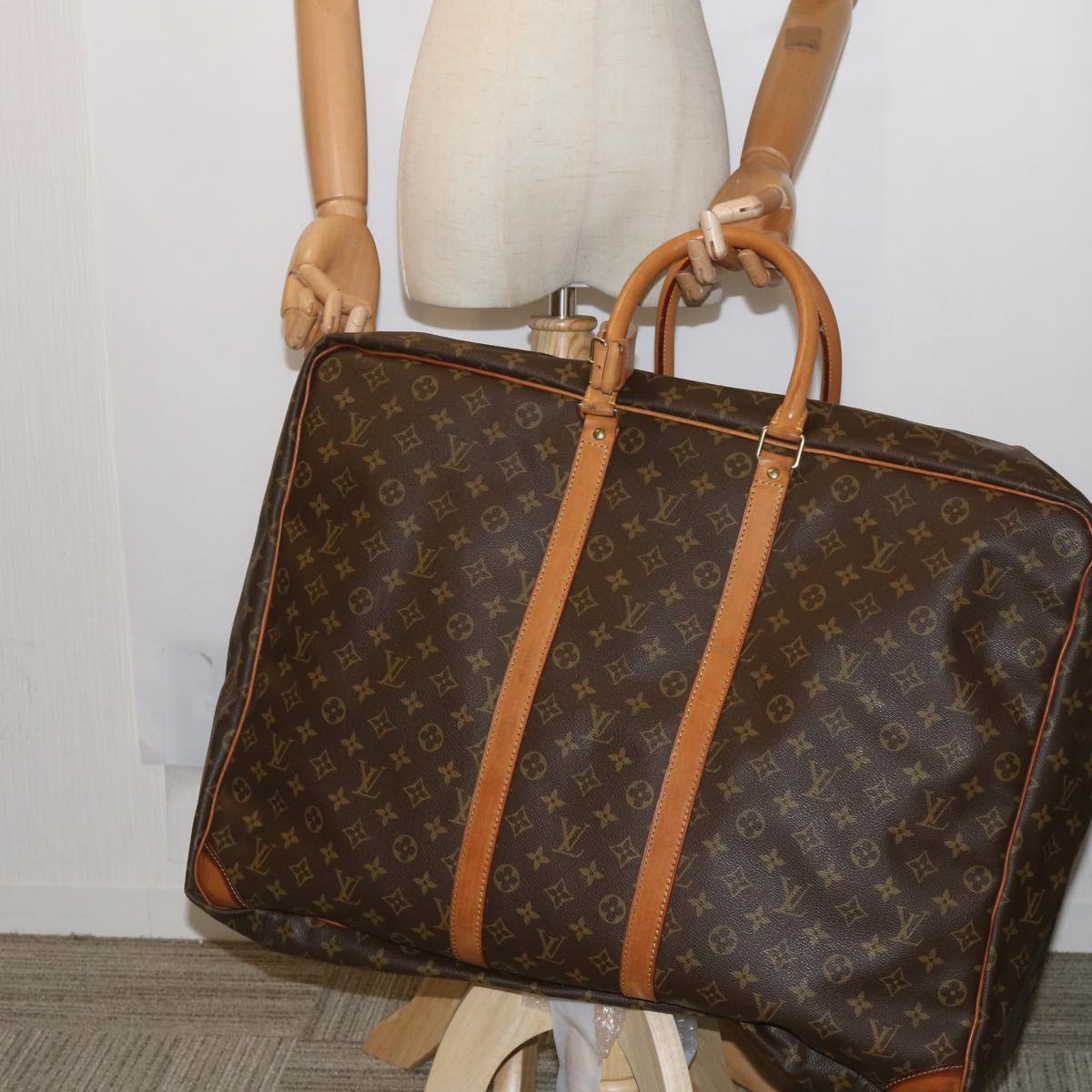 LOUIS VUITTON Monogram Sirius 55 Boston Bag M41404 LV Auth ep3203