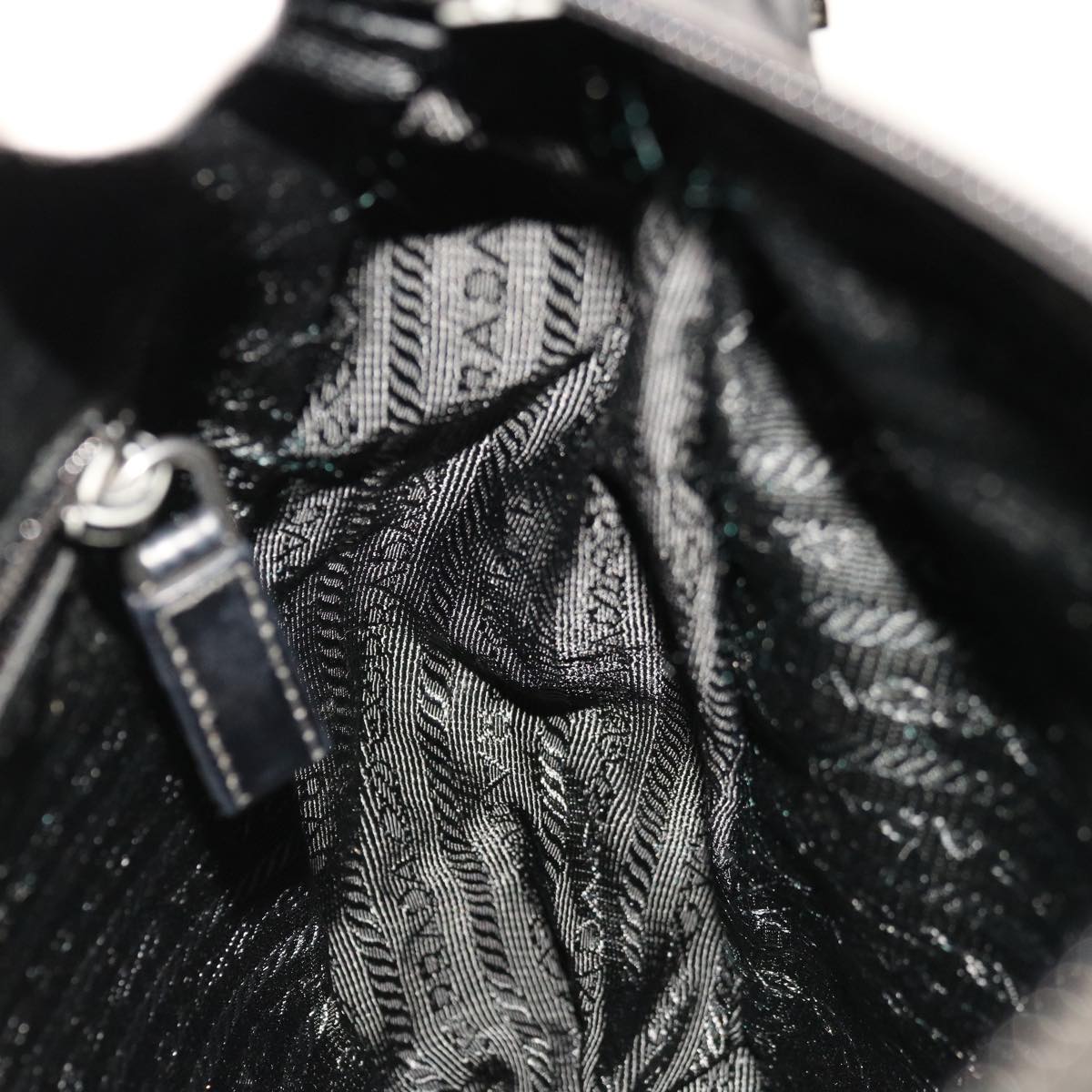 PRADA Shoulder Bag Nylon Black Auth ep3214