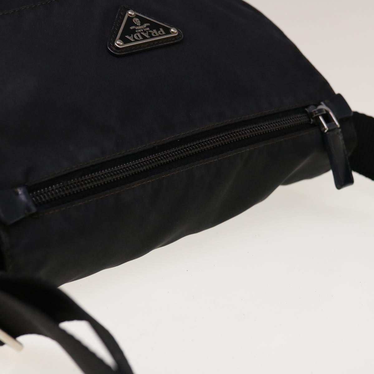 PRADA Shoulder Bag Nylon Black Auth ep3214