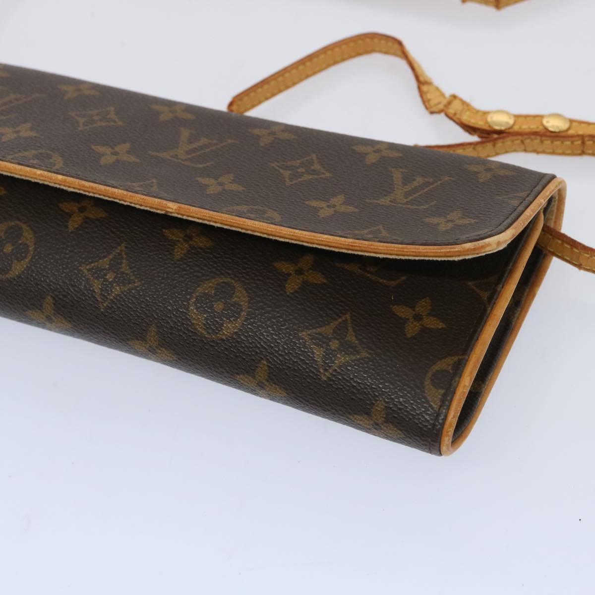 LOUIS VUITTON Monogram Pochette Twin GM Shoulder Bag M51852 LV Auth ep3217