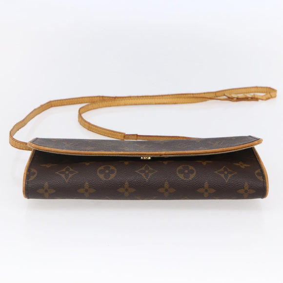 LOUIS VUITTON Monogram Pochette Twin GM Shoulder Bag M51852 LV Auth ep3217
