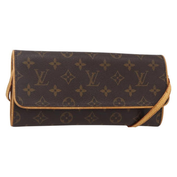LOUIS VUITTON Monogram Pochette Twin GM Shoulder Bag M51852 LV Auth ep3217