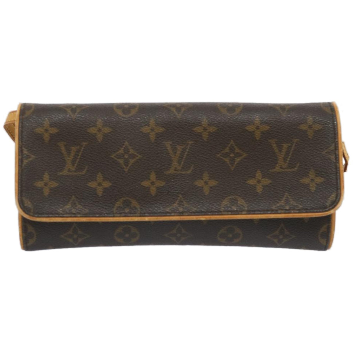 LOUIS VUITTON Monogram Pochette Twin GM Shoulder Bag M51852 LV Auth ep3217