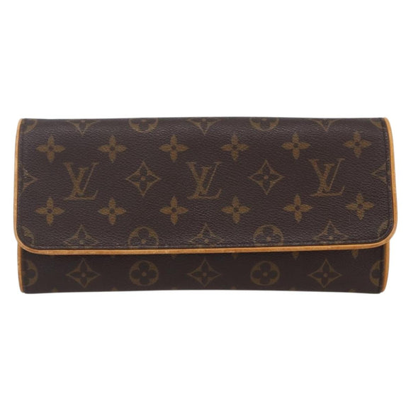 LOUIS VUITTON Monogram Pochette Twin GM Shoulder Bag M51852 LV Auth ep3217