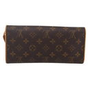 LOUIS VUITTON Monogram Pochette Twin GM Shoulder Bag M51852 LV Auth ep3217-3