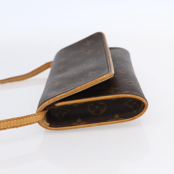 LOUIS VUITTON Monogram Pochette Twin GM Shoulder Bag M51852 LV Auth ep3217