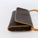 LOUIS VUITTON Monogram Pochette Twin GM Shoulder Bag M51852 LV Auth ep3217-5