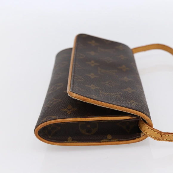 LOUIS VUITTON Monogram Pochette Twin GM Shoulder Bag M51852 LV Auth ep3217