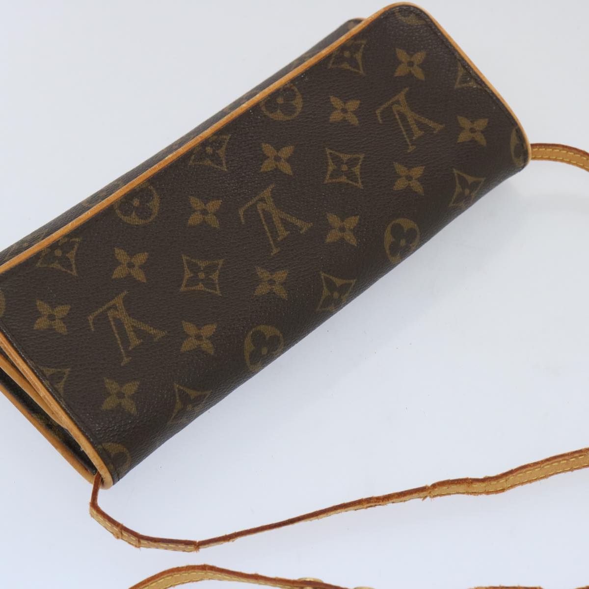 LOUIS VUITTON Monogram Pochette Twin GM Shoulder Bag M51852 LV Auth ep3217