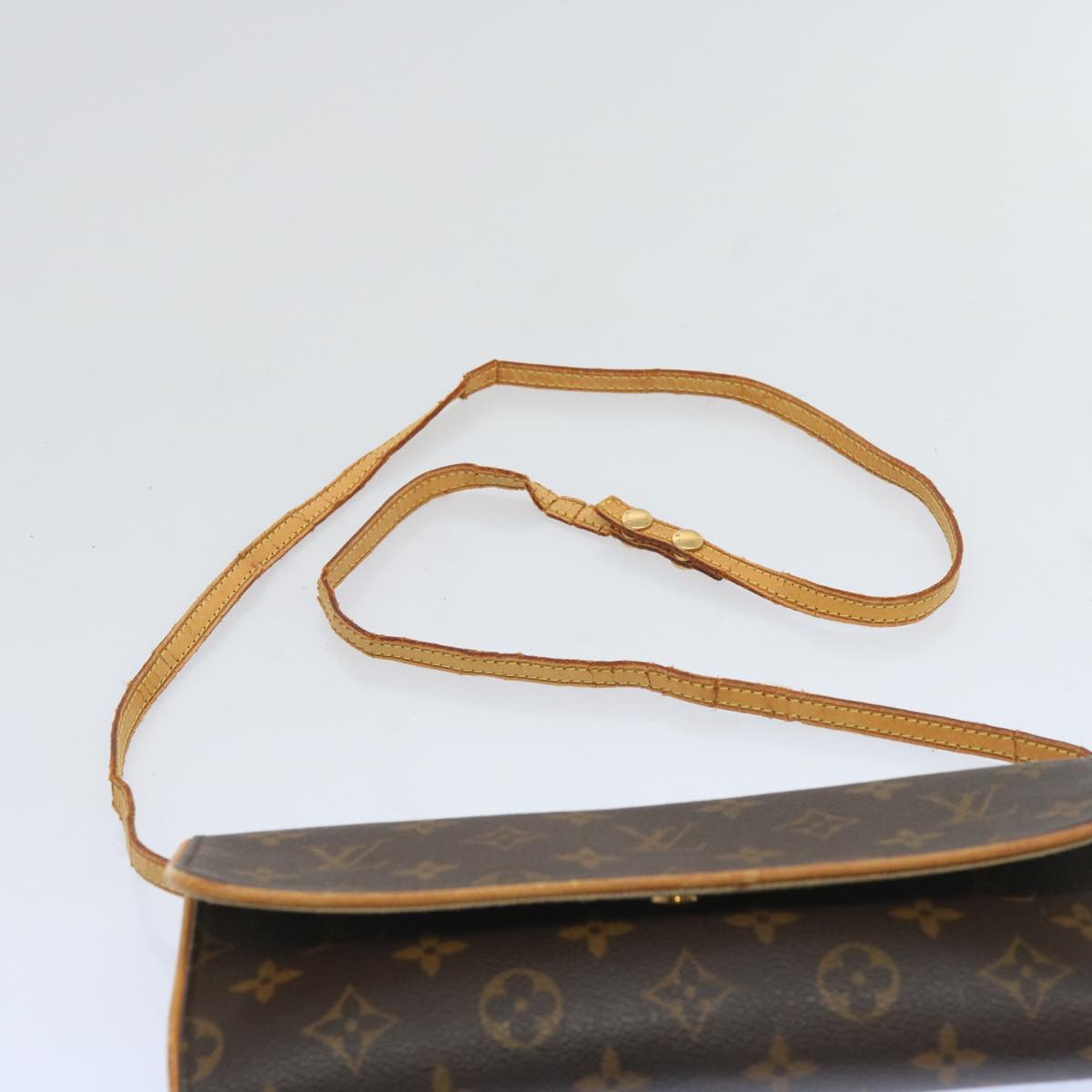 LOUIS VUITTON Monogram Pochette Twin GM Shoulder Bag M51852 LV Auth ep3217