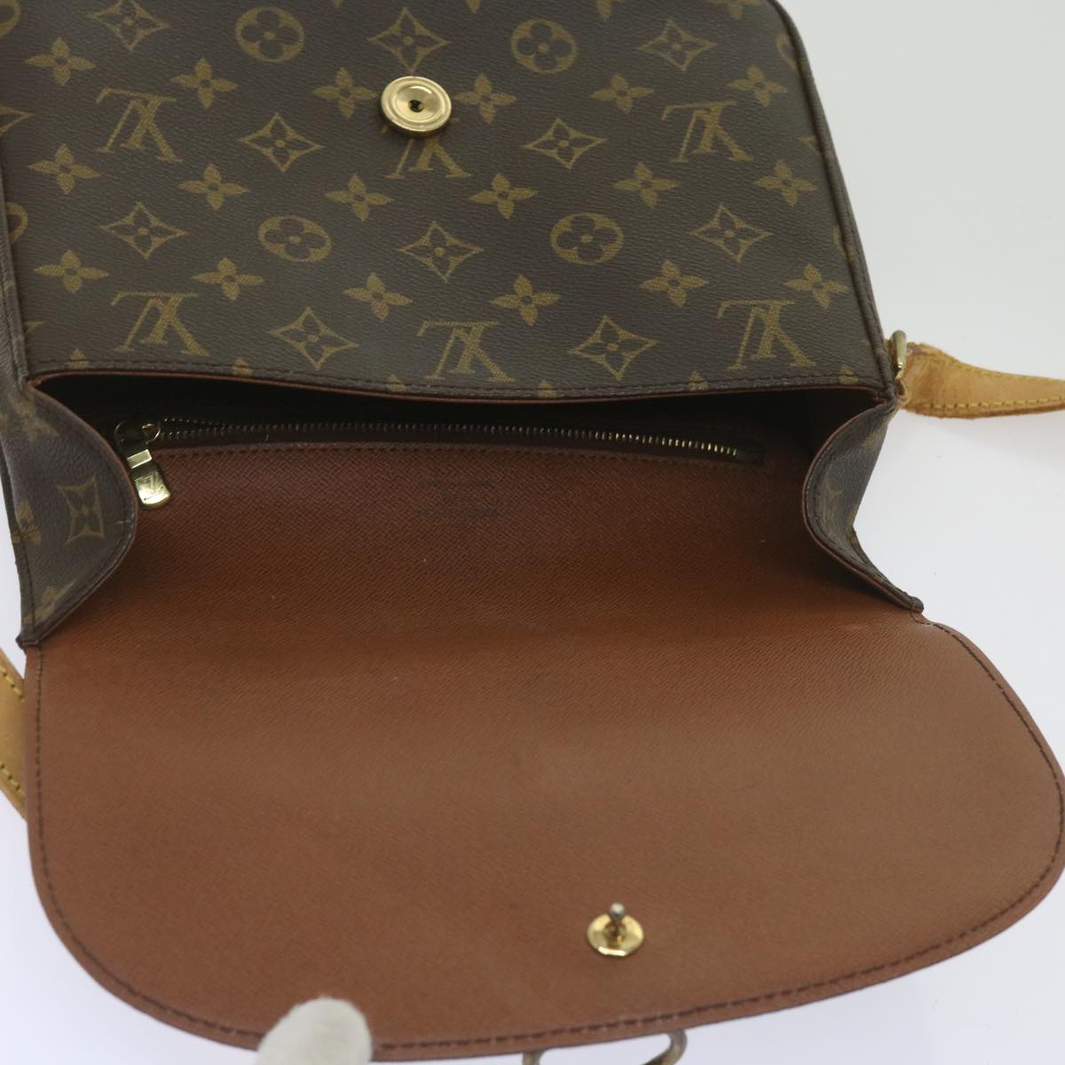 LOUIS VUITTON Monogram Saint Cloud GM Shoulder Bag M51242 LV Auth ep3228