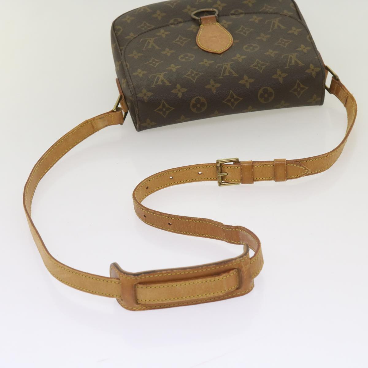 LOUIS VUITTON Monogram Saint Cloud GM Shoulder Bag M51242 LV Auth ep3228